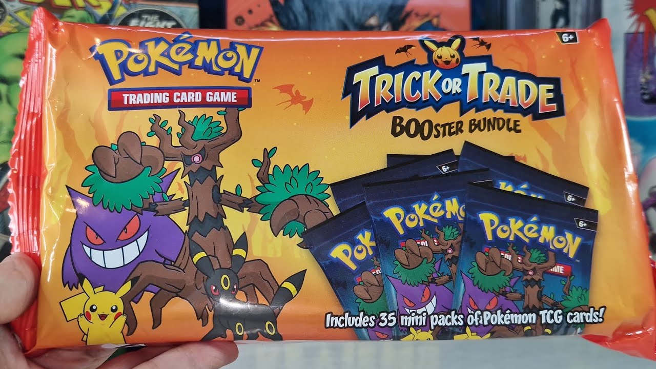 trick or trade pokmon tcg booster pack 2024 Pokemon: Trick or Trade Booster Bundle 2024
