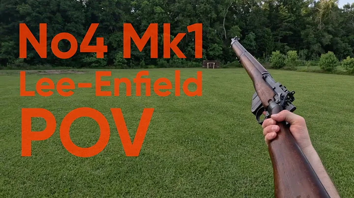 POV Firing a Lee-Enfield No4 Mk1 "Long Branch"  .303 Rifle