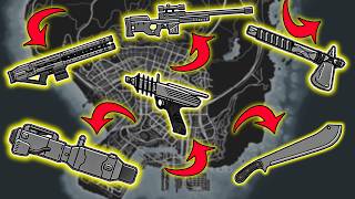 GTA 5 - All Secret and Rare Weapon Locations! (Widowmaker, Rail Gun, Sniper Rifle & more)