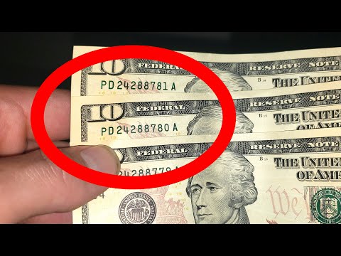 RARE $10 Bills With SEQUENTIAL SERIAL NUMBERS!