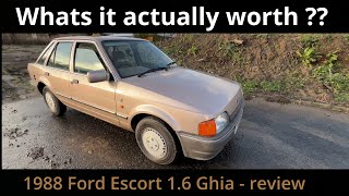 Ford Escort 1.6 Ghia MK4 - Sale Review and Driven