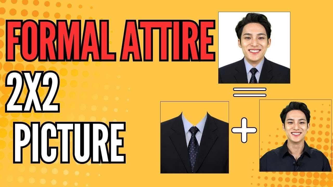 FORMAL ATTIRE SA 2X2 PICTURE #canvatutorial #2x2 #edit #canva #fypシ゚ ...