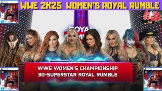 WWE 2K25 (PS5) Womens Royal Rumble #wwe2k25 #wwe2k25royalrumble