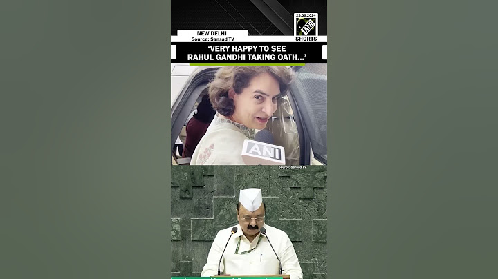 “Very happy…” Priyanka Gandhi after Congress leaders take oath at 18th Lok Sabha