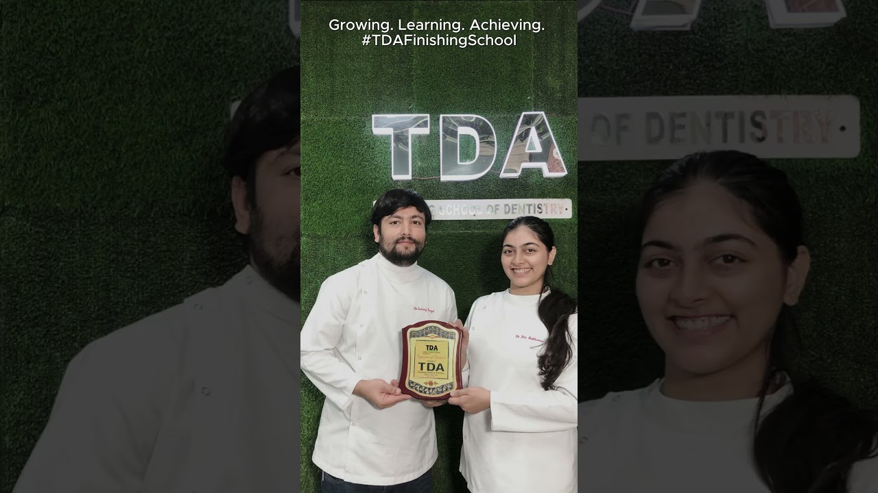 Behind every smile is learning, growth & care 🌟 Proudly certified at TDA Finishing School! 🦷✨