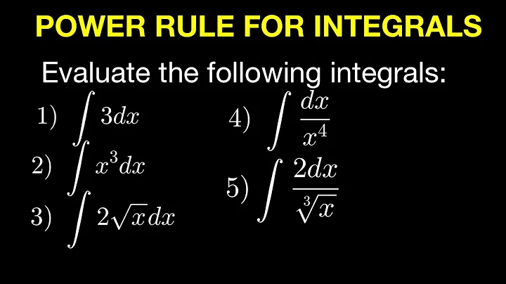 Power Rule for Integrals