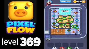Pixelflow level 369 Guide Walkthrough Solution