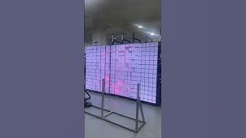 Kinetic LED wall  #leddisplay #ledscreen #tvwall #ledwall #digitaldisplays