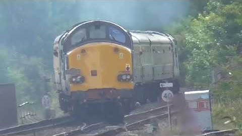 37059 & 37069 work pathfinder tours the Buffer Puffer arrival - departure at high wycombe 29/07/17