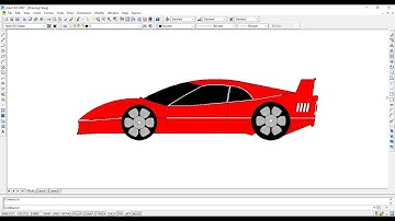 How to make a sports car in autocad
