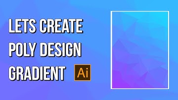 Low Poly Gradient | Adobe illustrator Tutorial | By Sourabh Kundu