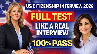US Citizenship Interview 2026 | Full Simulation (N400). Real Questions &amp; Easy Answers.