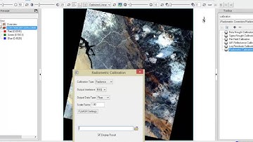 Atmospheric correction of Landsat 8 Using ENVI 5 0 3
