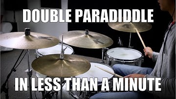 Double Paradiddle Fills in less than a Minute - Daily Drum Lesson
