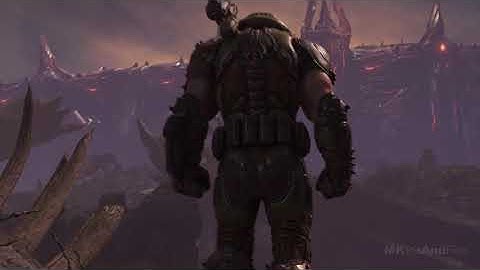 doom eternal portal scene but Mick Gordon plays