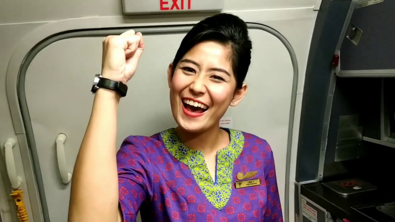 Flight Attendant Sriwijaya Air for ASIAN GAMES - YouTube
