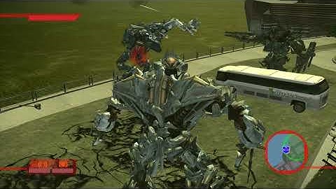 Transformers The Game - Starscream tries to throw a drone