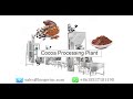 Cocoa processing machine  cocoa powder production line