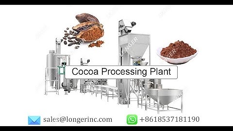 #Cocoa Processing Machine / Cocoa Powder Production Line