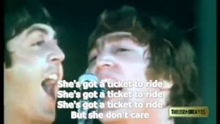 Video thumbnail of "Ticket To Ride - The Beatles - subtitled"