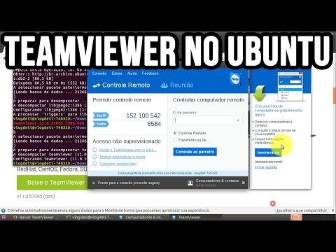 Vídeo: Como posso instalar o TeamViewer no Ubuntu?