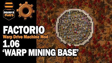 Warp Tech Engaged: Remote Mining Rigs Activated! Factorio WARP DRIVE MACHINE MOD