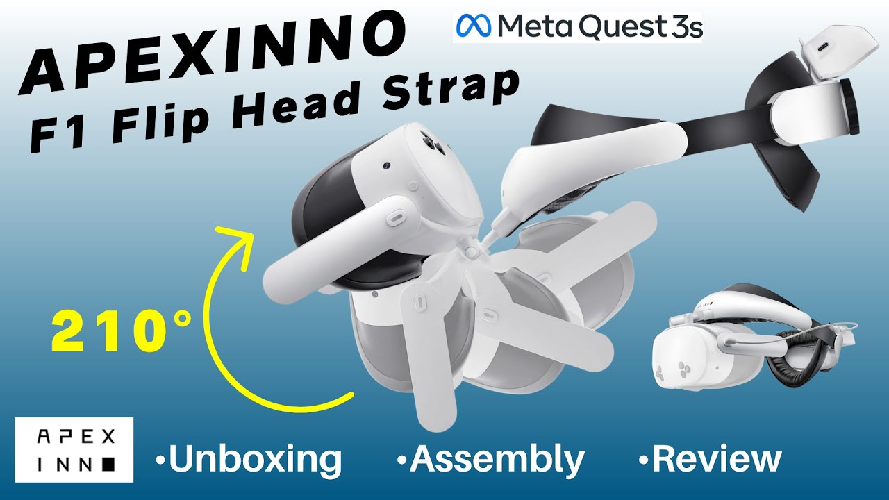 APEXINNO F1 Flip Head Strap for Meta Quest 3s Review
