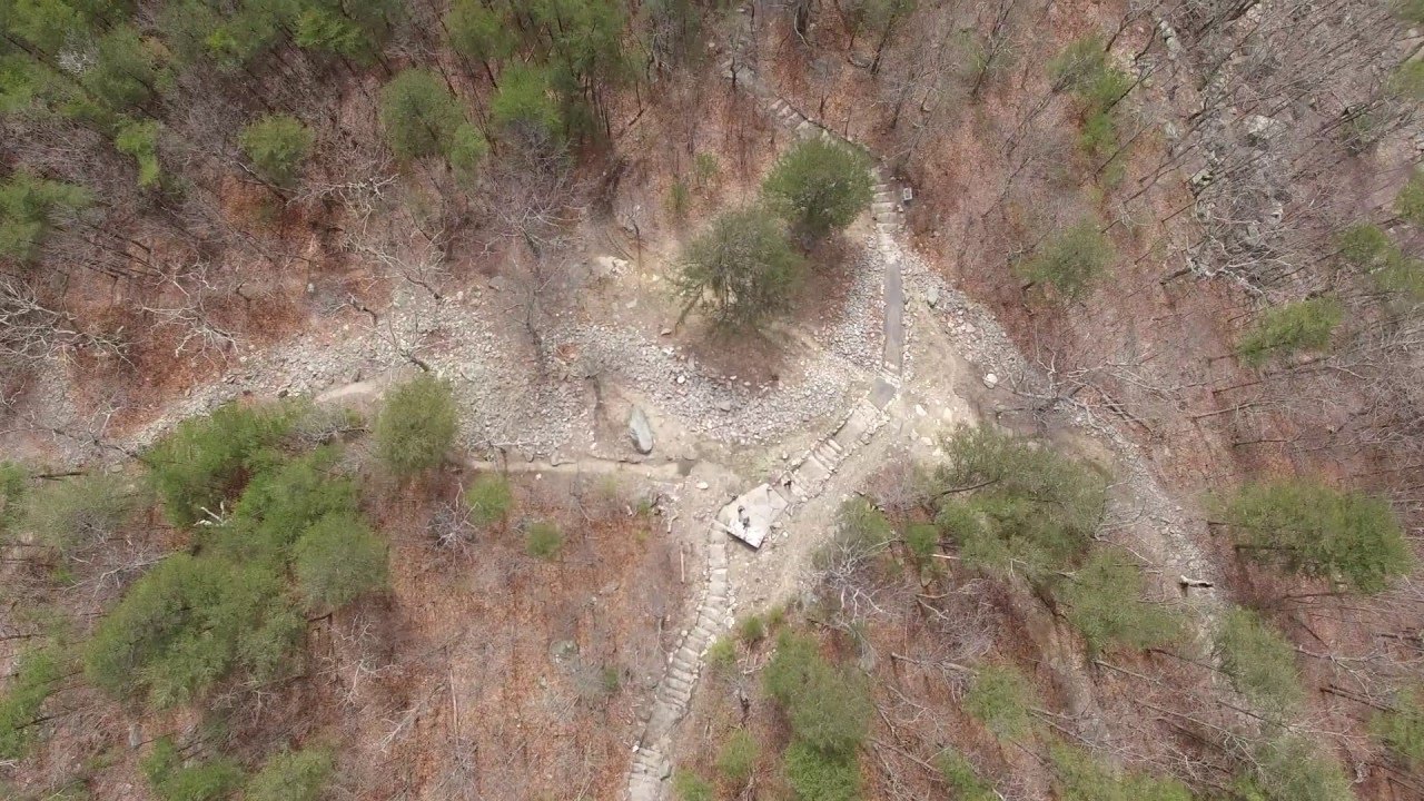 Fort Mountain State Park - Areal 4K video