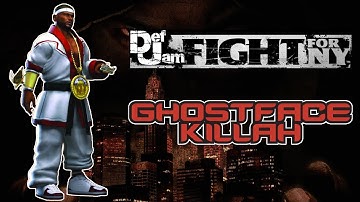 Def Jam FFNY: Character Showcase - Ghostface Killah