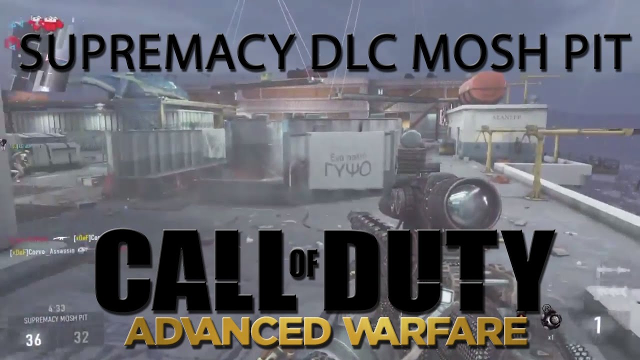 COD AW Supremacy DLC Sniping Gameplay NASTY 3 Piece Wallbang