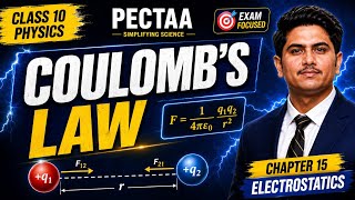 Coulombs Law | Class 10 Physics New Book | PECTAA | Chapter 15 | Electrostatics 