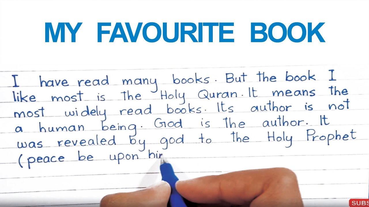essay on my favourite book holy quran for class 6
