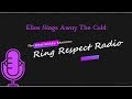 Elias sings an original song on a cold Saskatoon night