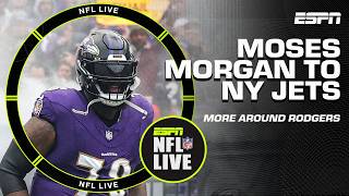 MOSES MORGAN TRADED ➡️ NEW YORK JETS 👀 RC says Jets 'HAVE TO PROTECT AARON RODGERS' | NFL Live
