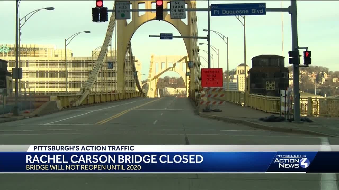 Pittsburgh's Rachel Carson Bridge closed until summer 2020