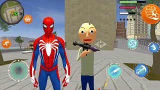 Amazing Baldi Stickman Rope Hero Crime City #3 - Gangster Stickman Superhero - Android Gameplay screenshot 5