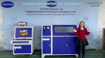Suncenter High Pressure Computer Controlled Hydraulic Testing Bench