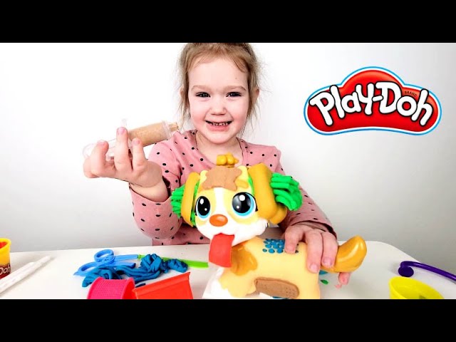 Play-Doh Care 'n Carry Vet Playset For Kids 3 Years And Up With