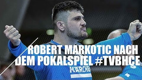 Robert Markotic nach dem Pokalachtelfinale gegen Erlangen