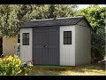 Keter oakland 1175sd outdoor garden storage shed