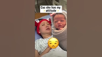 WHEN THE BABY IS A PERFECT MIX OF MOM AND DAD 😂 @theweeniefamily