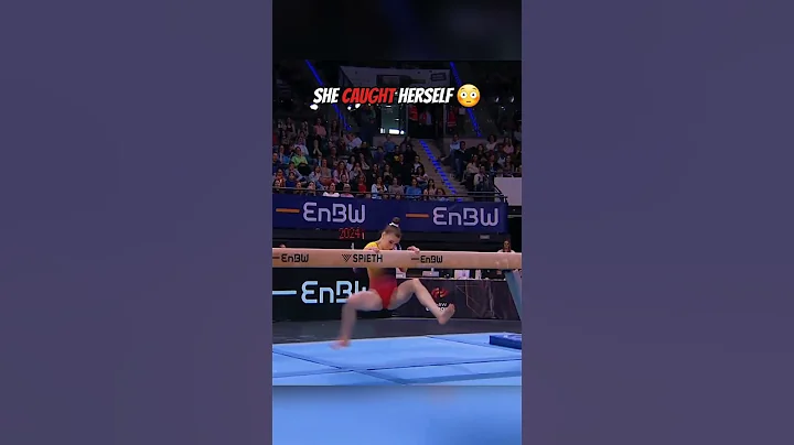 What was the judges reaction to this? ☠️ #shorts #sports #gymnastics #beam #save 