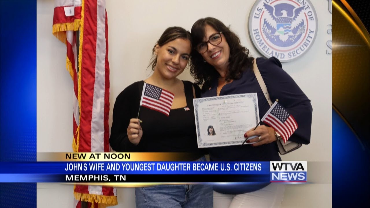 WTVA meteorologist John Dolusic shares citizenship journey for wife and daughter