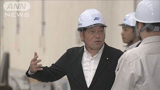 自民幹部が備蓄米倉庫視察　玄米での流通を政府に要請(2025年5月14日)