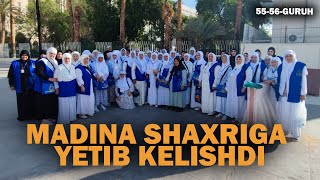 O'zbekistonlik Umra ziyoratchilarimiz Madina shaxriga yetib kelishdi | 55-56-guruh