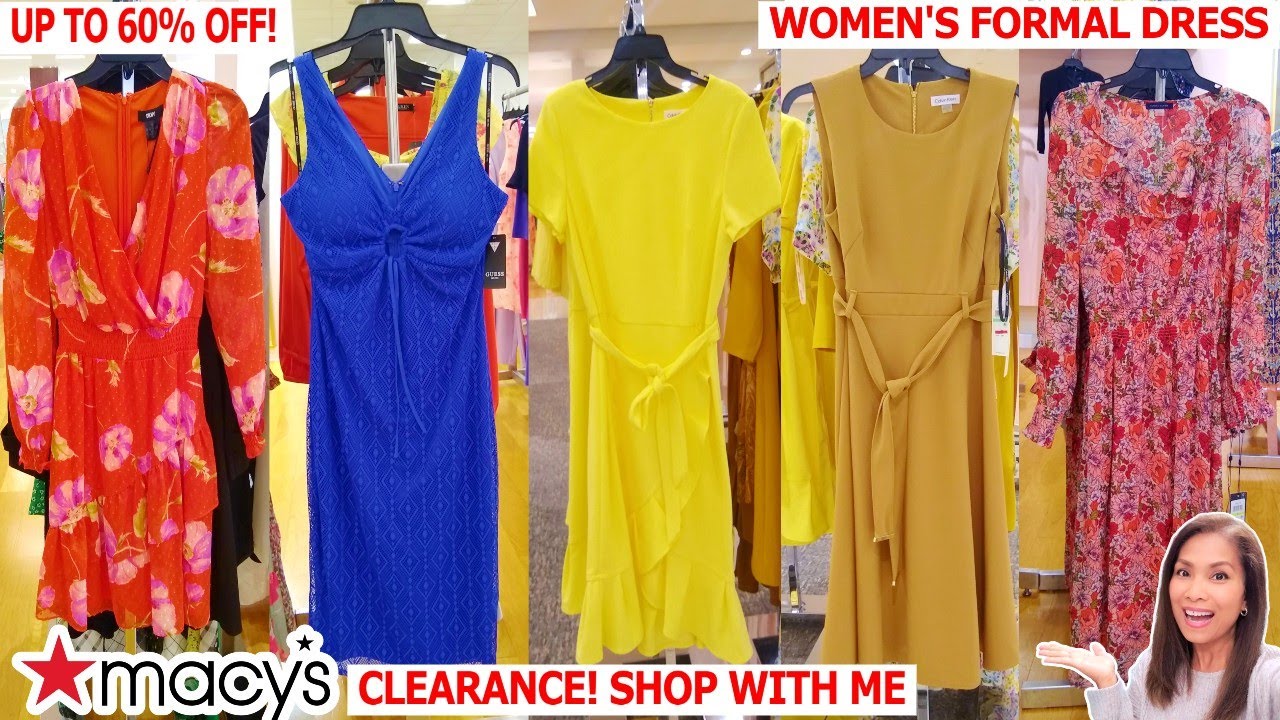dresses in macy’s clearance