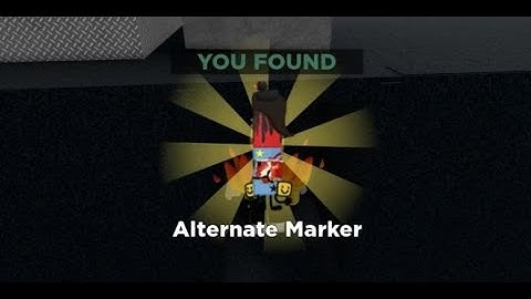 How to get ALTERNATE marker in FIND THE MARKERS Roblox - PASSCODE [ UPDATED 2025 ]