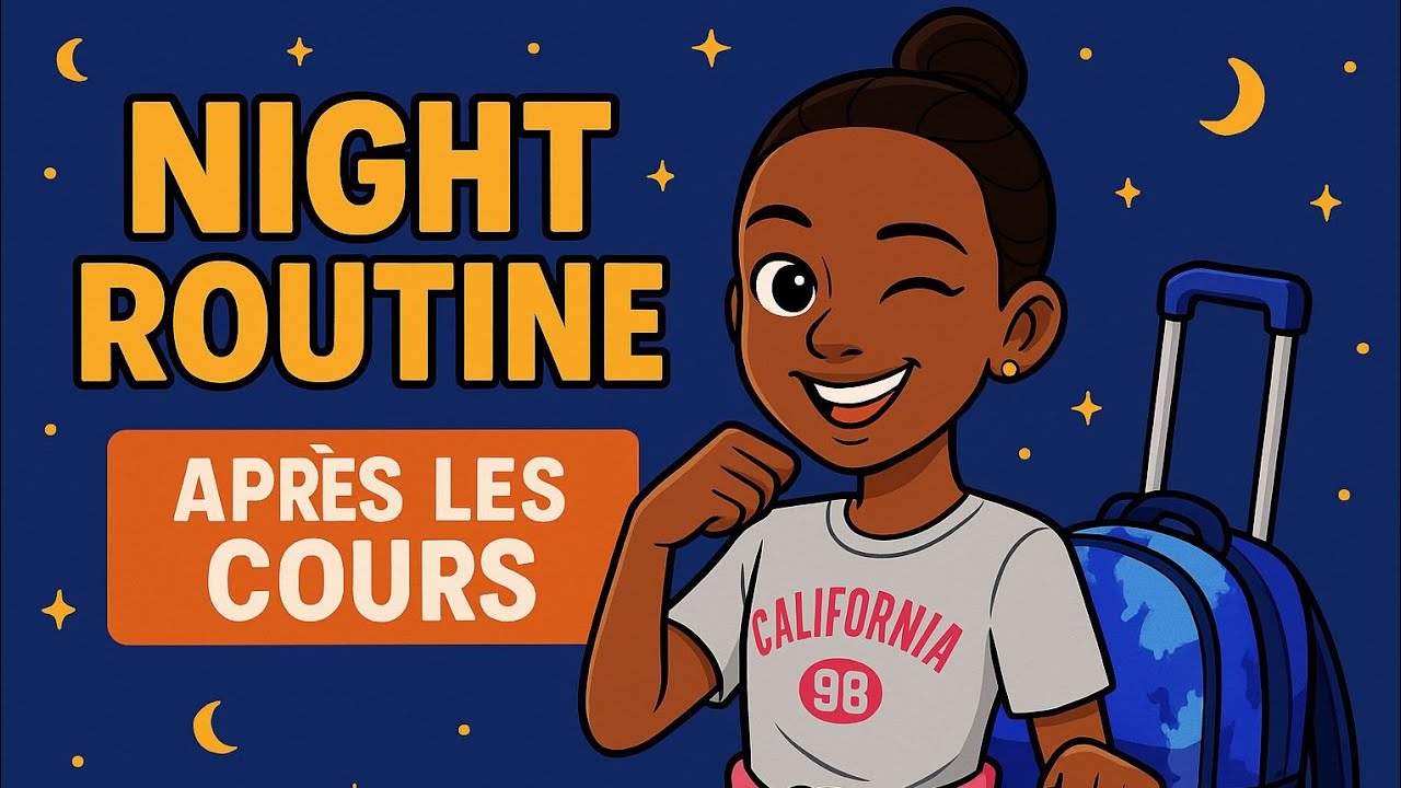 NIGTH ROUTINE APRES LES COURS 🤍