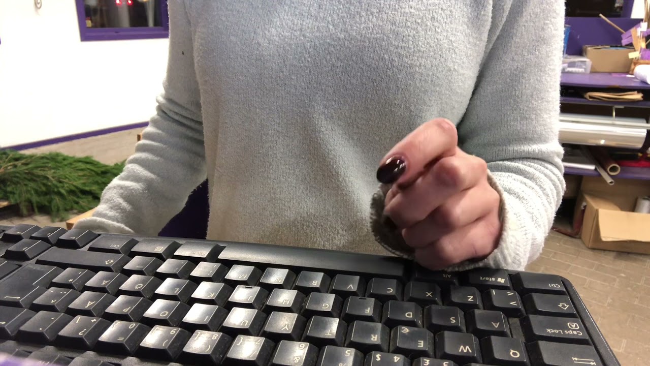 ASMR - typing, clicking sounds