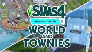 Growing together world and townies first look! San Sequoia overview